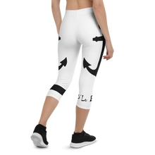 Load image into Gallery viewer, Capri Leggings Anchor (White)