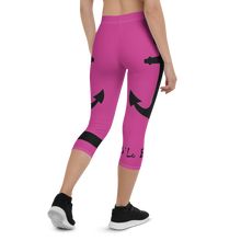 Load image into Gallery viewer, Capri Leggings Anchor (Deep Cerise)