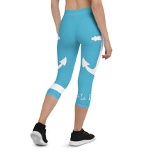 Load image into Gallery viewer, Capri Leggings Anchor (Summer Sky)