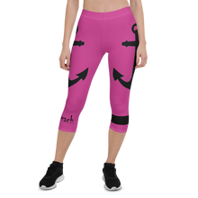 Load image into Gallery viewer, Capri Leggings Anchor (Deep Cerise)