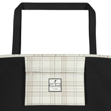 Load image into Gallery viewer, Beach Bag O'Lo Tan Plaid