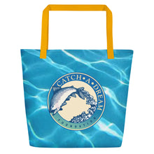 Load image into Gallery viewer, Catch-A-Dream Beach Bag Reflections Palm (Light)
