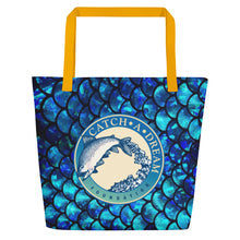 Load image into Gallery viewer, Catch-A-Dream Beach Bag Fish Scales