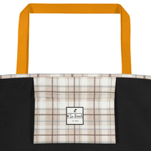 Load image into Gallery viewer, Beach Bag O'Lo Plaid Beige