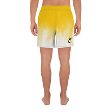 Load image into Gallery viewer, Men's Athletic Long Shorts (Yellow Gradient)