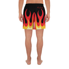 Load image into Gallery viewer, Men's Athletic Long Flames Shorts