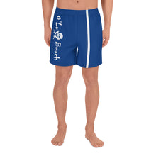 Load image into Gallery viewer, Men's Athletic Long Shorts Bones (Blue)