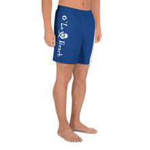 Load image into Gallery viewer, Men's Athletic Long Shorts Bones (Blue)