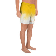 Load image into Gallery viewer, Men's Athletic Long Shorts (Yellow Gradient)