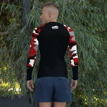 Load image into Gallery viewer, Black Bart Rash Guard Red Camo