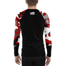 Load image into Gallery viewer, Black Bart Rash Guard Red Camo