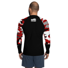 Load image into Gallery viewer, Black Bart Rash Guard Red Camo