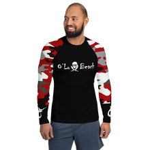 Load image into Gallery viewer, Black Bart Rash Guard Red Camo