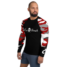 Load image into Gallery viewer, Black Bart Rash Guard Red Camo