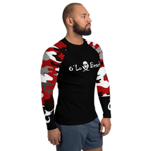 Load image into Gallery viewer, Black Bart Rash Guard Red Camo