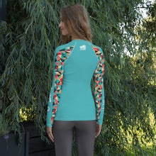 Load image into Gallery viewer, Tranquil Daydream Women's Rash Guard
