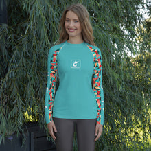 Load image into Gallery viewer, Tranquil Daydream Women's Rash Guard