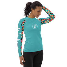Load image into Gallery viewer, Tranquil Daydream Women's Rash Guard