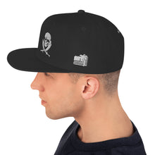 Load image into Gallery viewer, Flat Bill Snapback Hat Bare Bones
