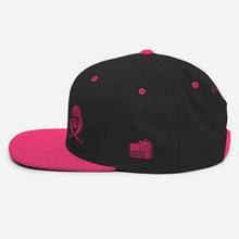 Load image into Gallery viewer, Flat Bill Snapback Hat Bare Bones