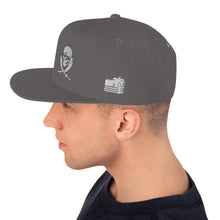 Load image into Gallery viewer, Flat Bill Snapback Hat Bare Bones
