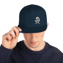 Load image into Gallery viewer, Flat Bill Snapback Hat Bare Bones