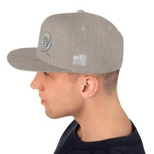 Load image into Gallery viewer, Flat Bill Snapback Hat Bare Bones