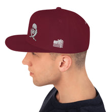 Load image into Gallery viewer, Flat Bill Snapback Hat Bare Bones