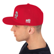 Load image into Gallery viewer, Flat Bill Snapback Hat Bare Bones