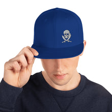 Load image into Gallery viewer, Flat Bill Snapback Hat Bare Bones
