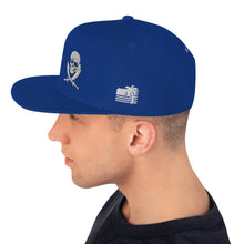 Load image into Gallery viewer, Flat Bill Snapback Hat Bare Bones