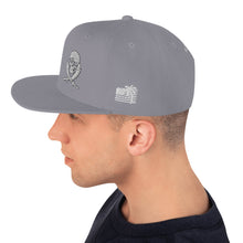 Load image into Gallery viewer, Flat Bill Snapback Hat Bare Bones