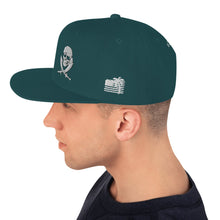 Load image into Gallery viewer, Flat Bill Snapback Hat Bare Bones