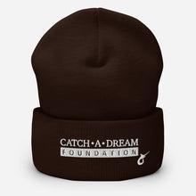 Load image into Gallery viewer, Catch-A-Dream Cuffed Beanie (White Wordmark)