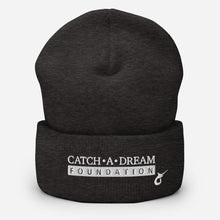 Load image into Gallery viewer, Catch-A-Dream Cuffed Beanie (White Wordmark)