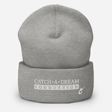 Load image into Gallery viewer, Catch-A-Dream Cuffed Beanie (White Wordmark)