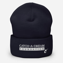 Load image into Gallery viewer, Catch-A-Dream Cuffed Beanie (White Wordmark)