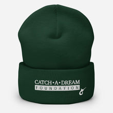 Load image into Gallery viewer, Catch-A-Dream Cuffed Beanie (White Wordmark)