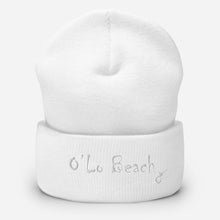 Load image into Gallery viewer, O'Lo Beach Cuffed Beanie (White)