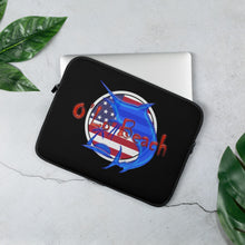 Load image into Gallery viewer, Laptop Sleeve American Blue Marlin (Black)