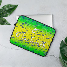 Load image into Gallery viewer, Laptop Sleeve Mahi Mahi Scales