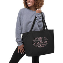 Load image into Gallery viewer, Large organic O'Lo Oval tote bag