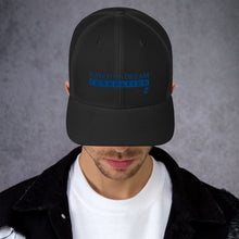 Load image into Gallery viewer, Catch-A-Dream Trucker Cap (Blue Wordmark)