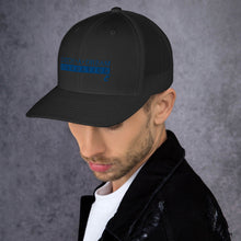 Load image into Gallery viewer, Catch-A-Dream Trucker Cap (Blue Wordmark)