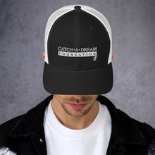 Load image into Gallery viewer, Catch-A-Dream Trucker Cap (White Wordmark)