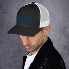 Load image into Gallery viewer, Catch-A-Dream Trucker Cap (Blue Wordmark)