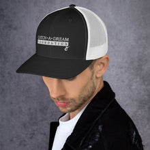Load image into Gallery viewer, Catch-A-Dream Trucker Cap (White Wordmark)
