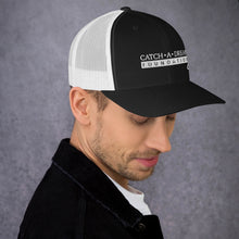 Load image into Gallery viewer, Catch-A-Dream Trucker Cap (White Wordmark)