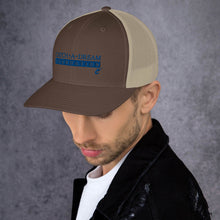 Load image into Gallery viewer, Catch-A-Dream Trucker Cap (Blue Wordmark)