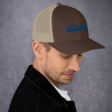Load image into Gallery viewer, Catch-A-Dream Trucker Cap (Blue Wordmark)